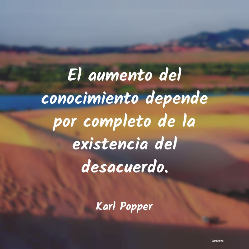 Frases de Karl Popper