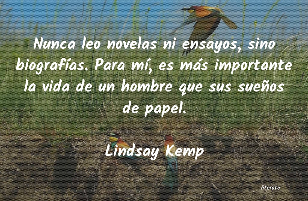 Frases de Lindsay Kemp