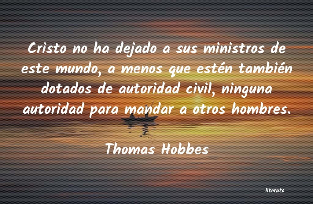 Frases de Thomas Hobbes