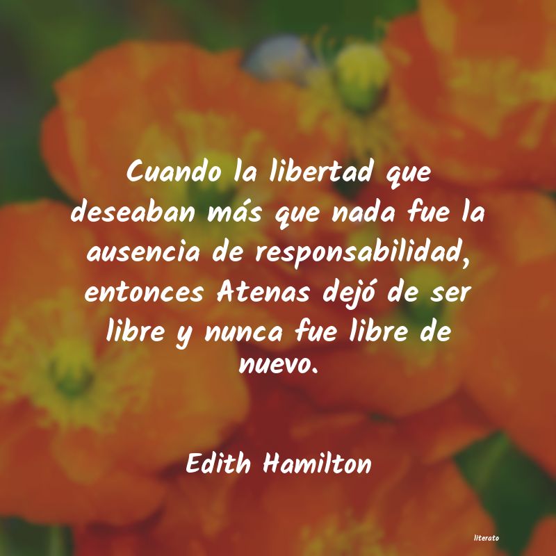 Frases de Edith Hamilton