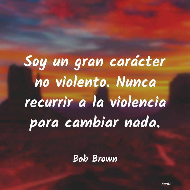 Frases de Bob Brown