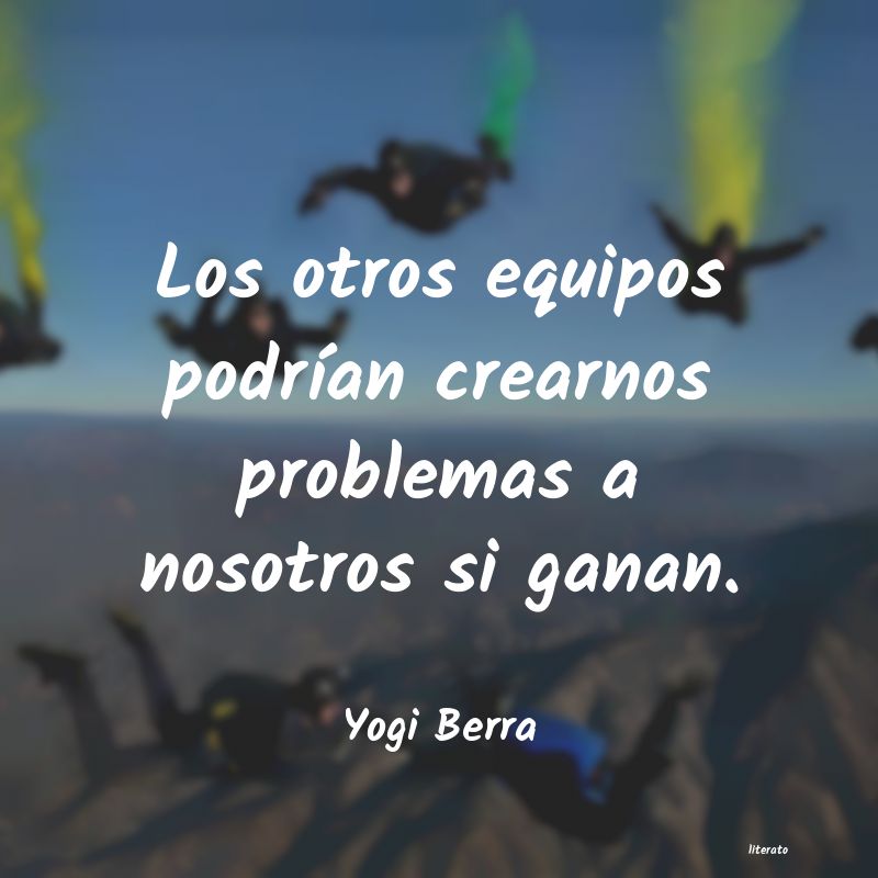 frases de Yogi Berra