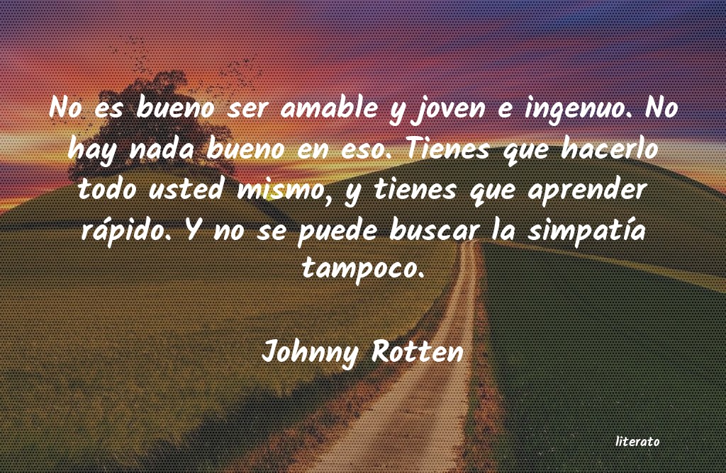 frases de Johnny Rotten