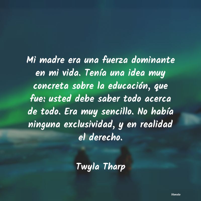 Frases de Twyla Tharp