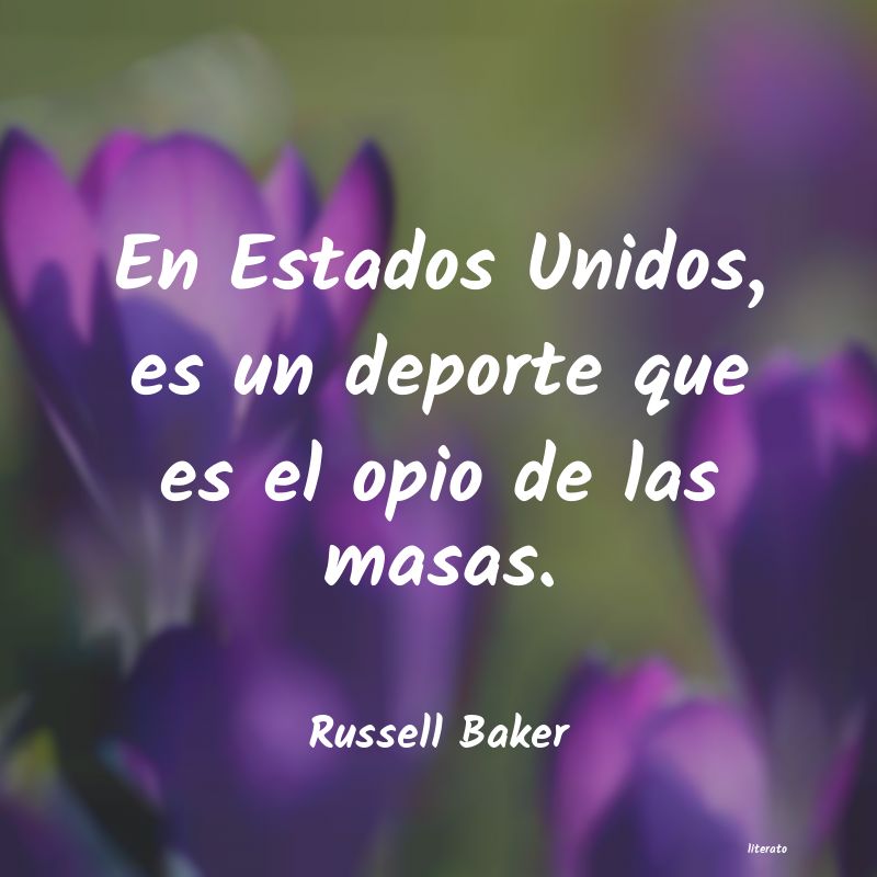frases de Russell Baker