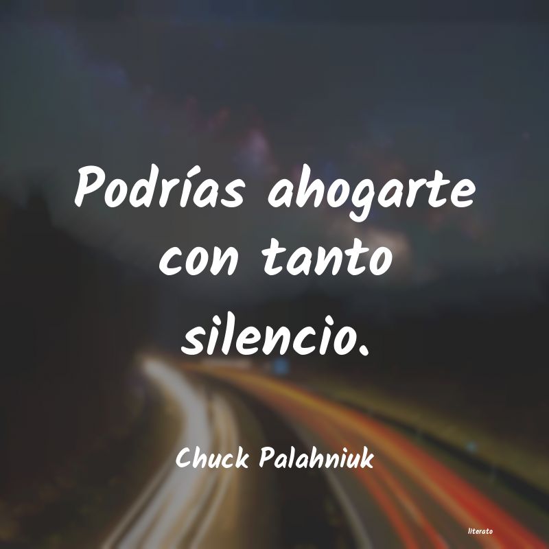 frases de Chuck Palahniuk