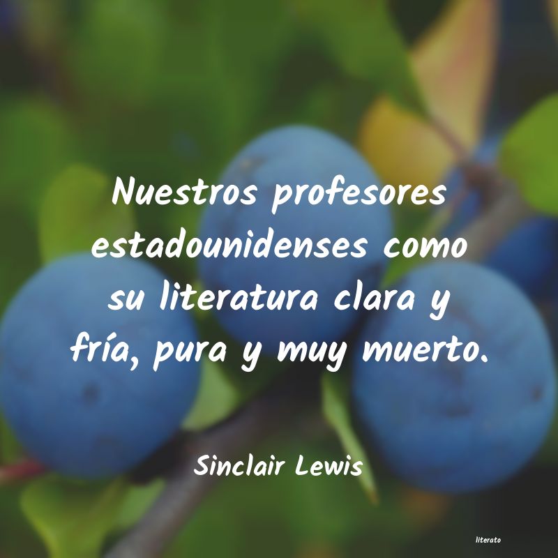 Frases de Sinclair Lewis