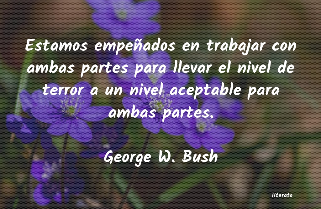 Frases de George W. Bush