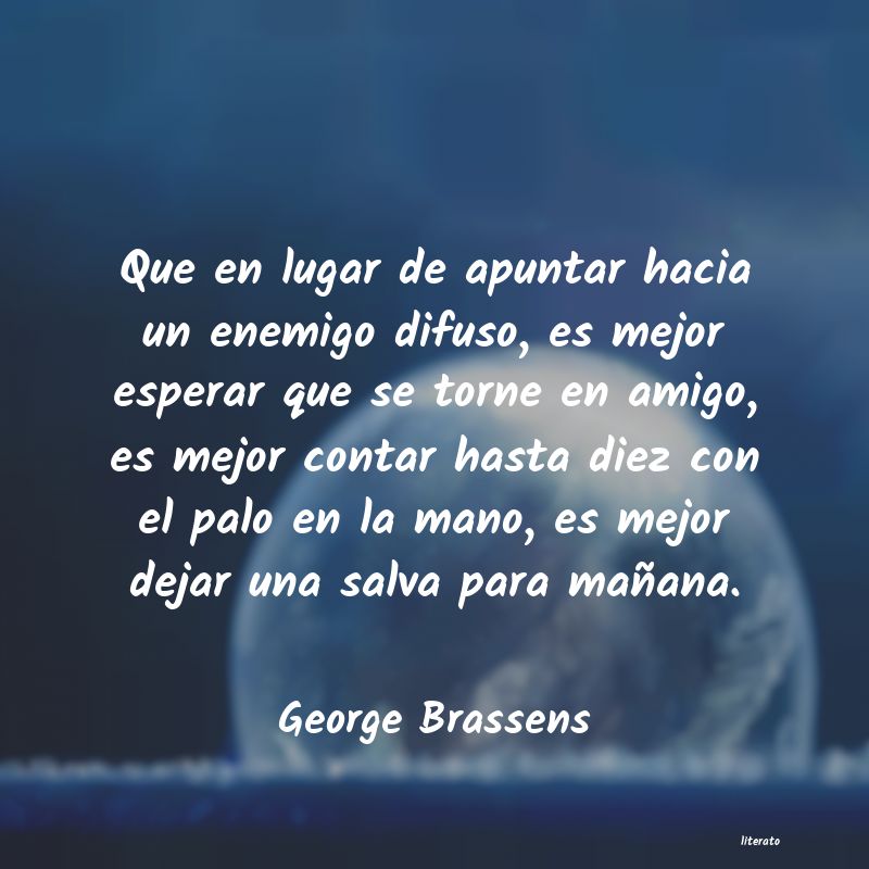 Frases de George Brassens