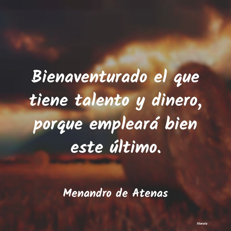 Frases de Menandro de Atenas