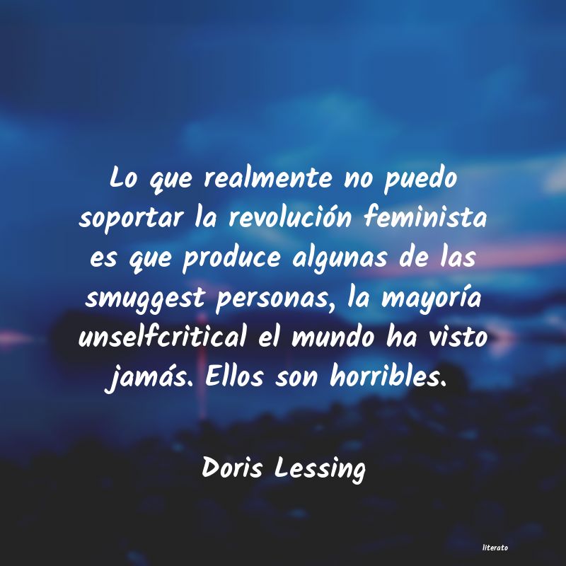 Frases de Doris Lessing