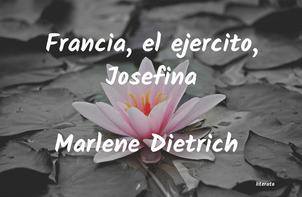 frases de Marlene Dietrich
