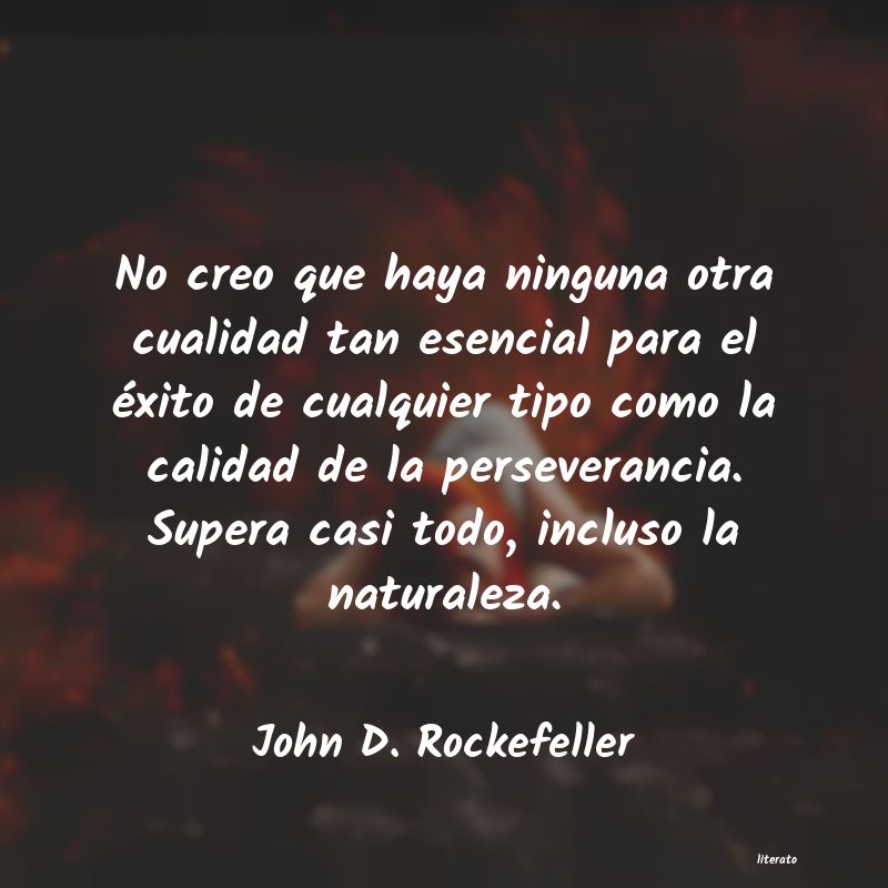 frases de John D. Rockefeller