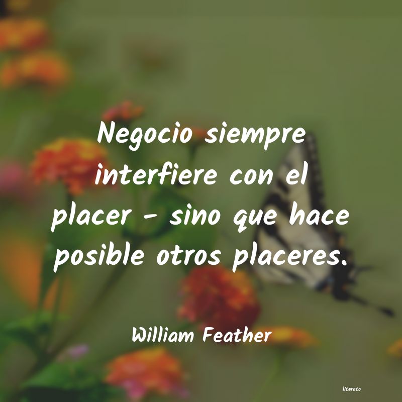 frases de William Feather