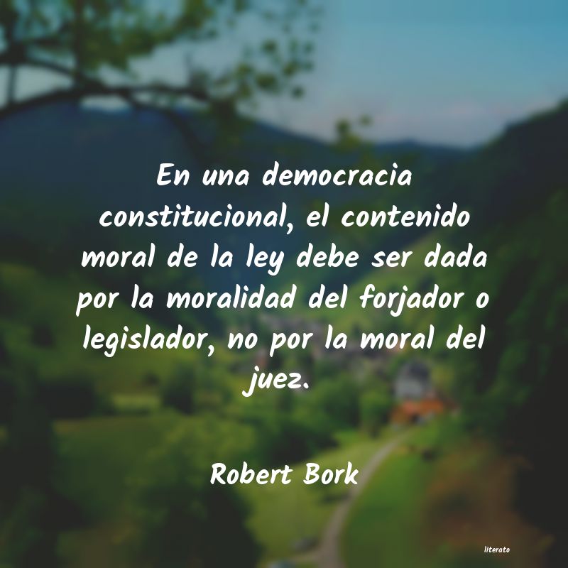 frases de Robert Bork