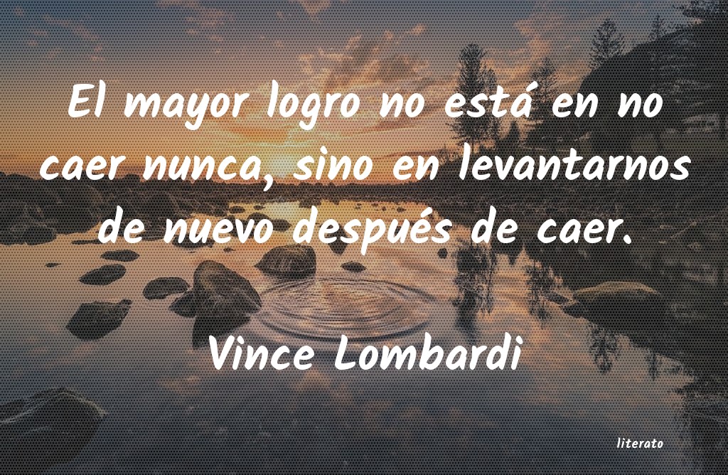 Frases de Vince Lombardi