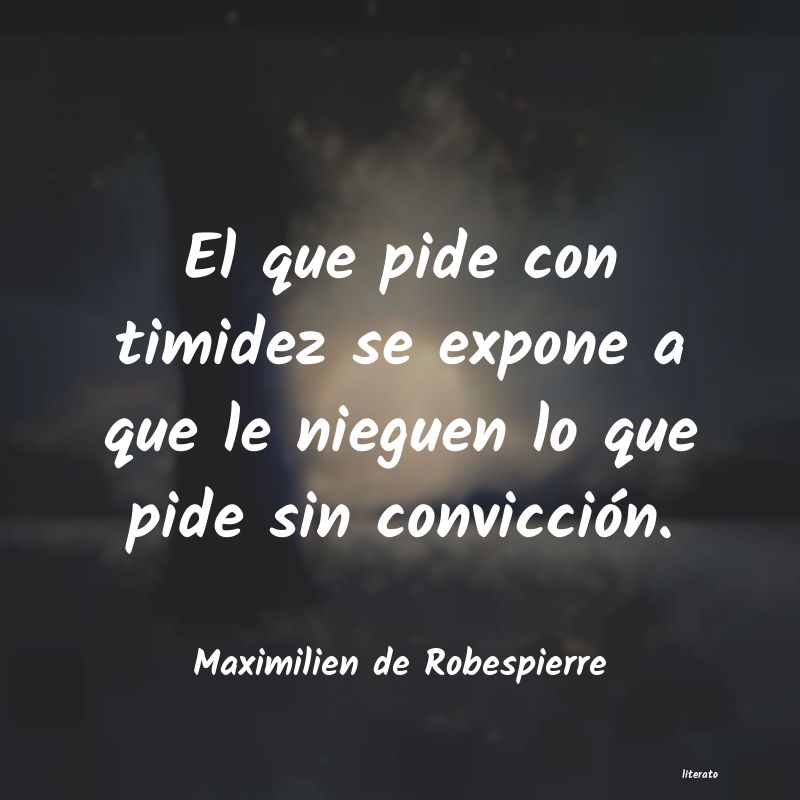 frases de Maximilien de Robespierre