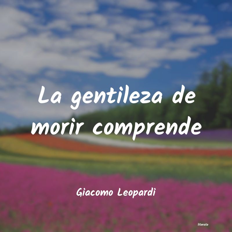 Frases de Giacomo Leopardi