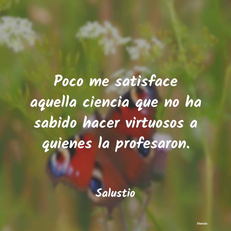 Frases de Salustio