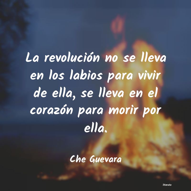 frases de Che Guevara