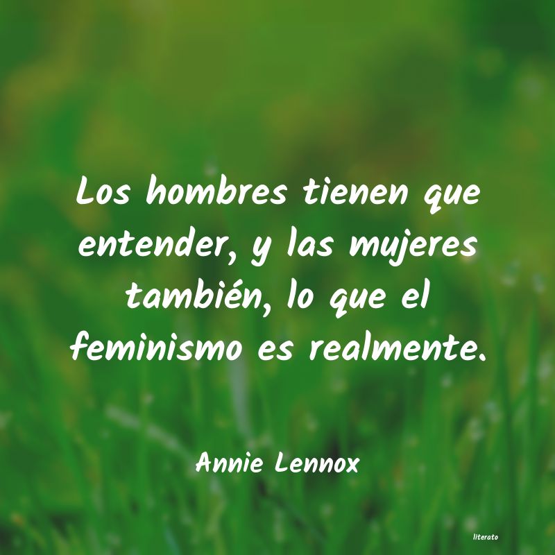 Frases de Annie Lennox