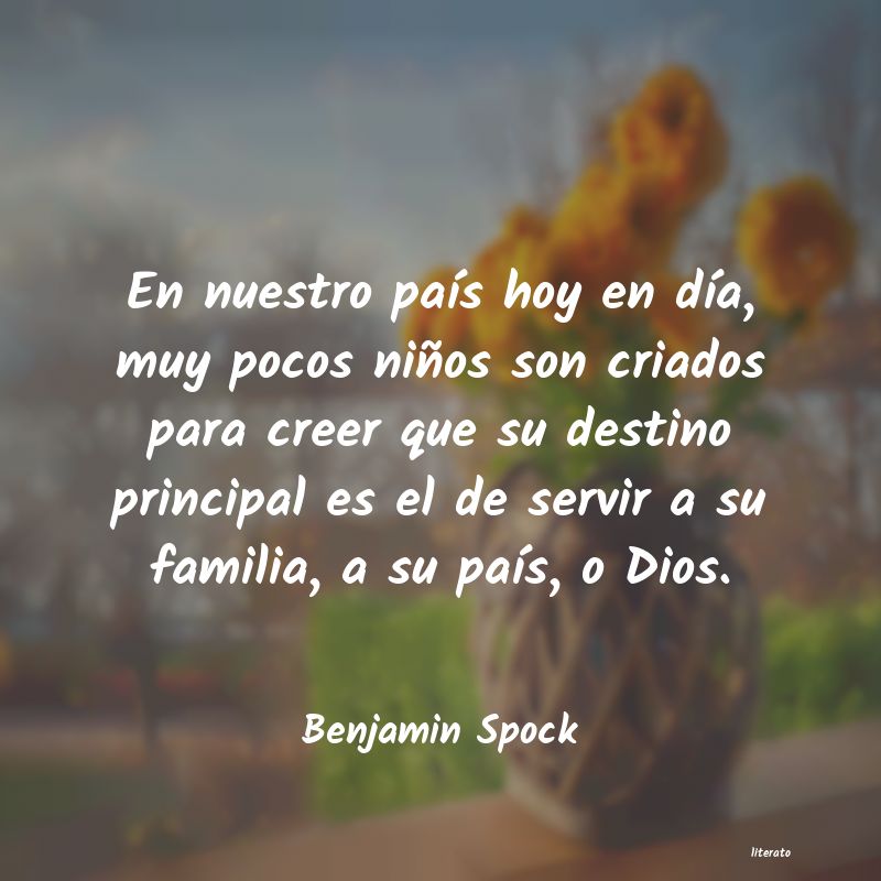 Frases de Benjamin Spock