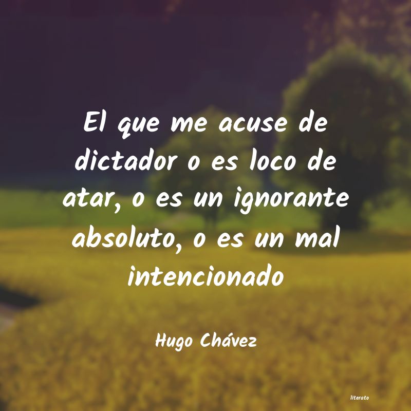 Frases de Hugo Chávez