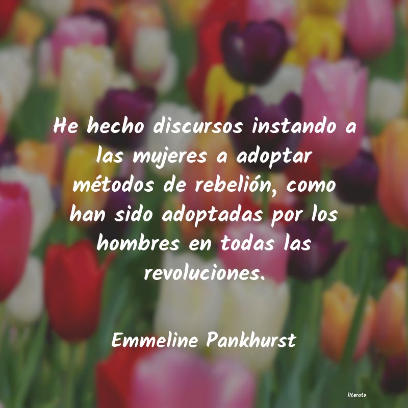 frases de Emmeline Pankhurst