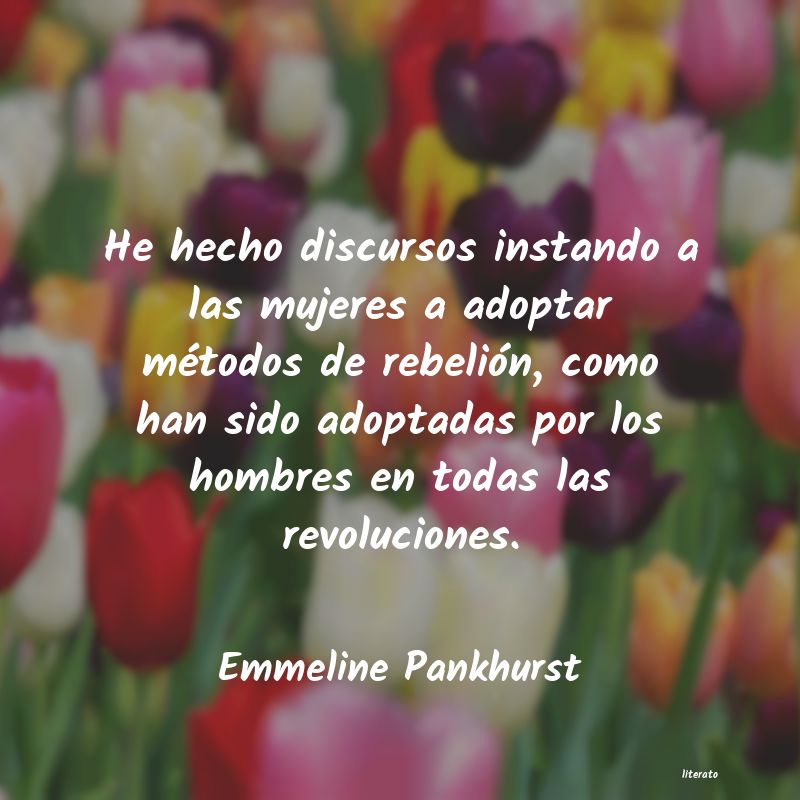 Frases de Emmeline Pankhurst