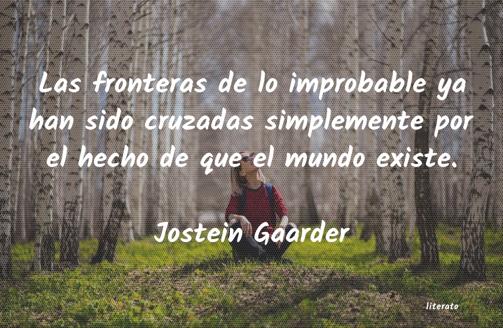 frases de Jostein Gaarder