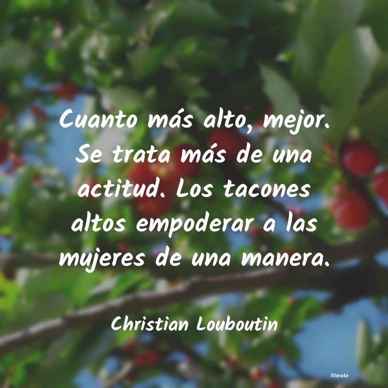 frases de Christian Louboutin