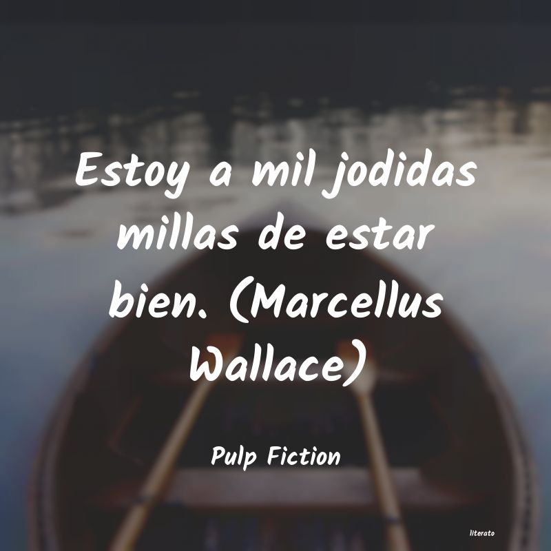 frases de Pulp Fiction