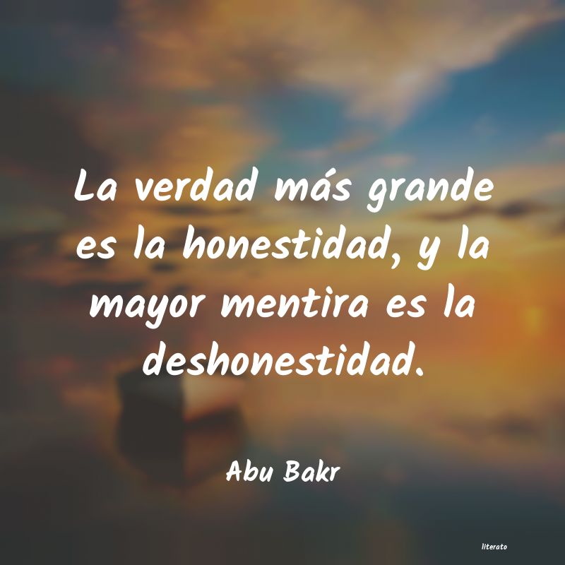 Frases de Abu Bakr