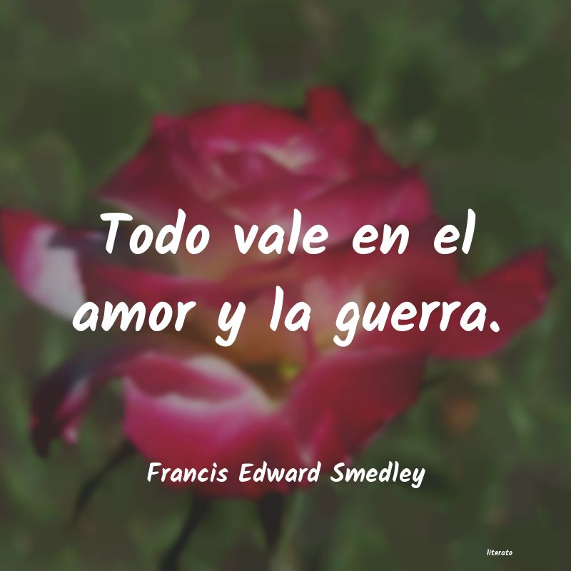 frases de Francis Edward Smedley