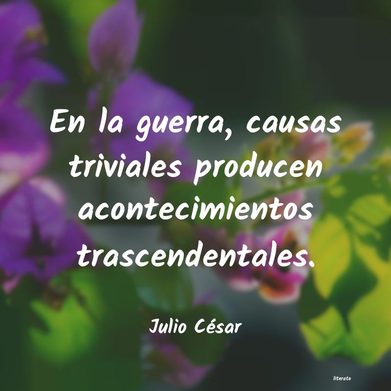 frases de Julio César