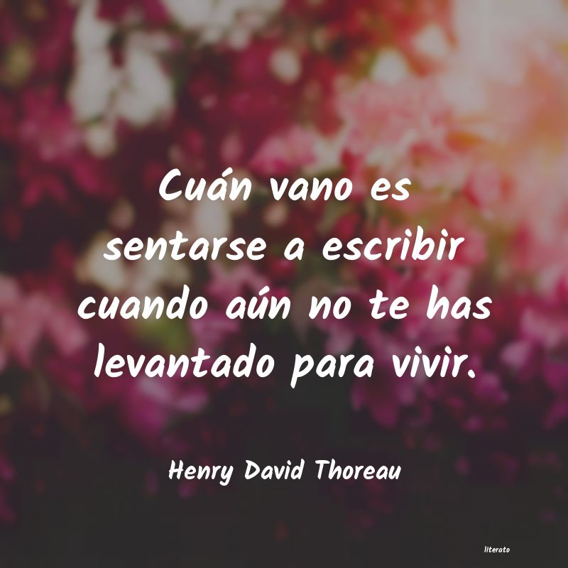 Frases de Henry David Thoreau