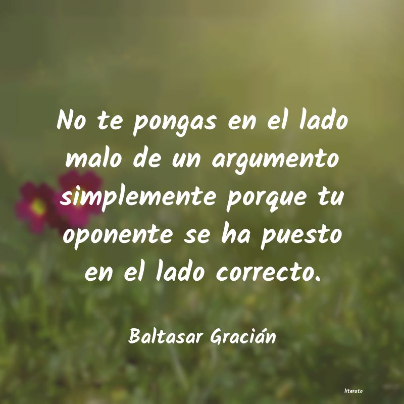 Frases de Baltasar Gracián