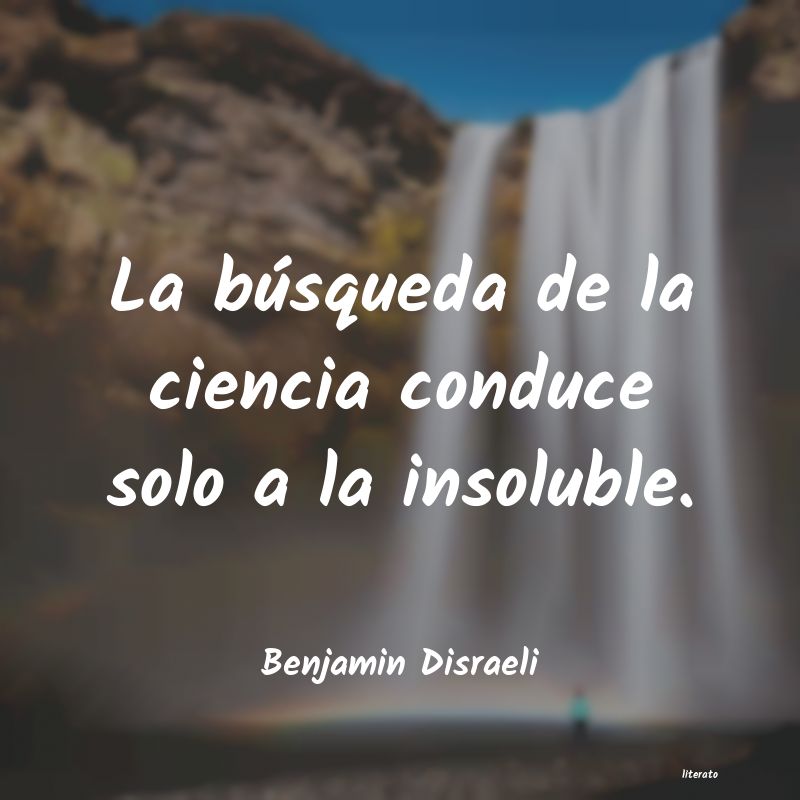 frases de Benjamin Disraeli