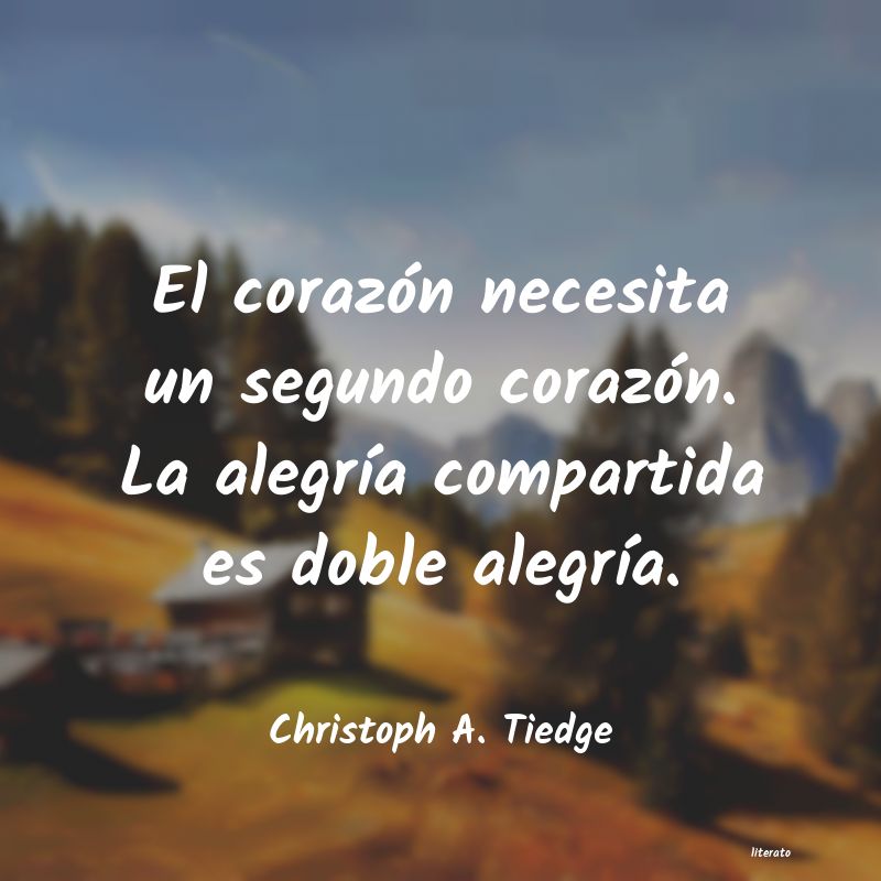 Frases de Christoph A. Tiedge