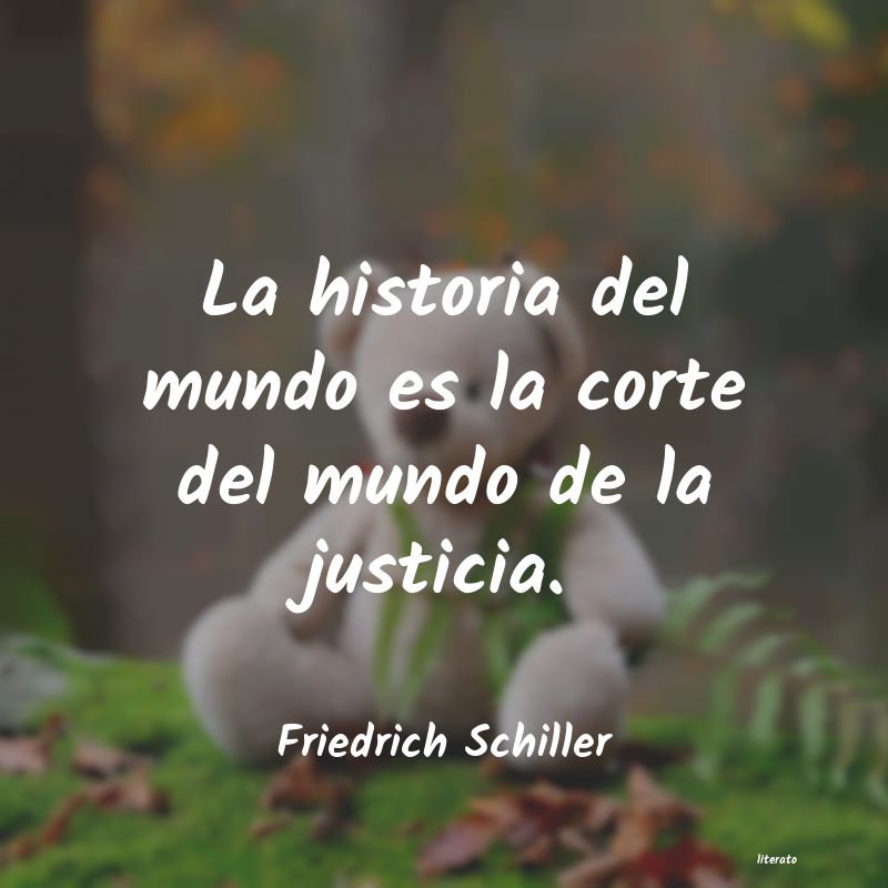 Frases de Friedrich Schiller