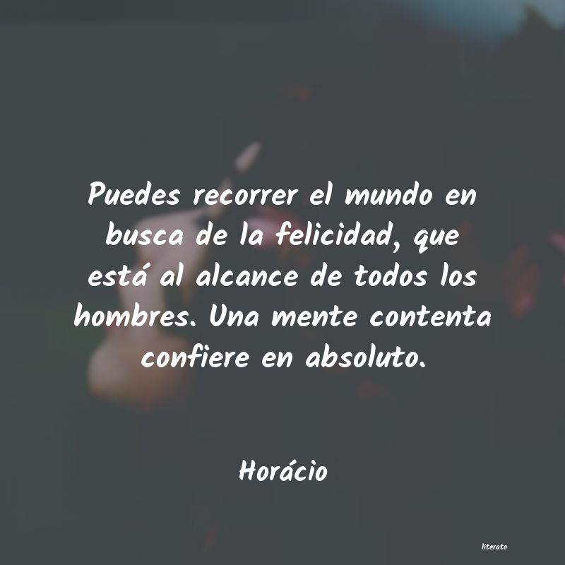 frases de Horácio