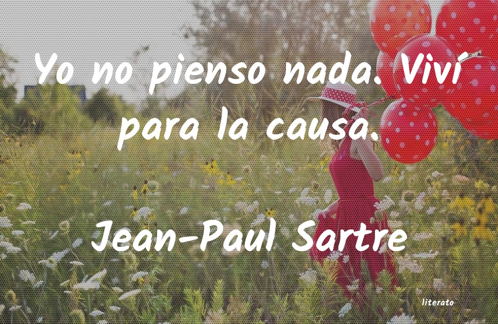 frases de Jean-Paul Sartre