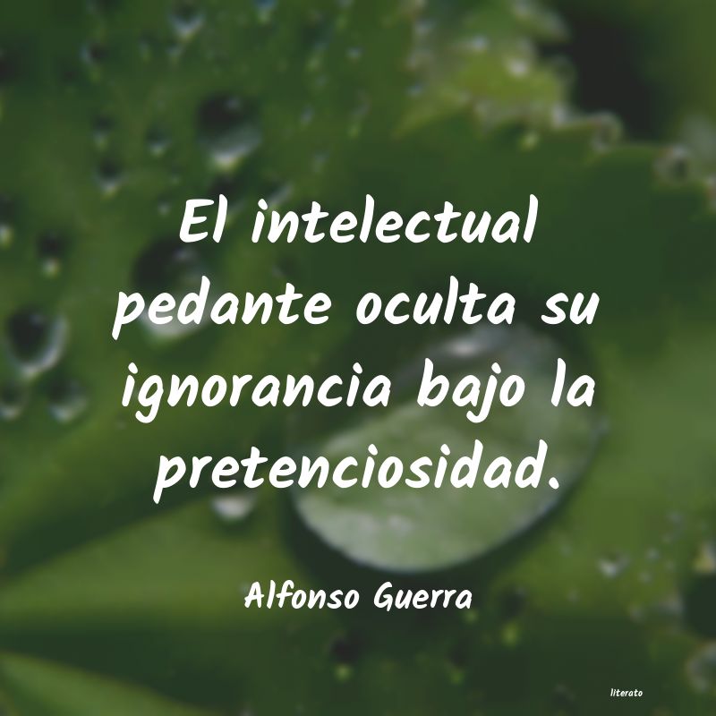 Frases de Alfonso Guerra