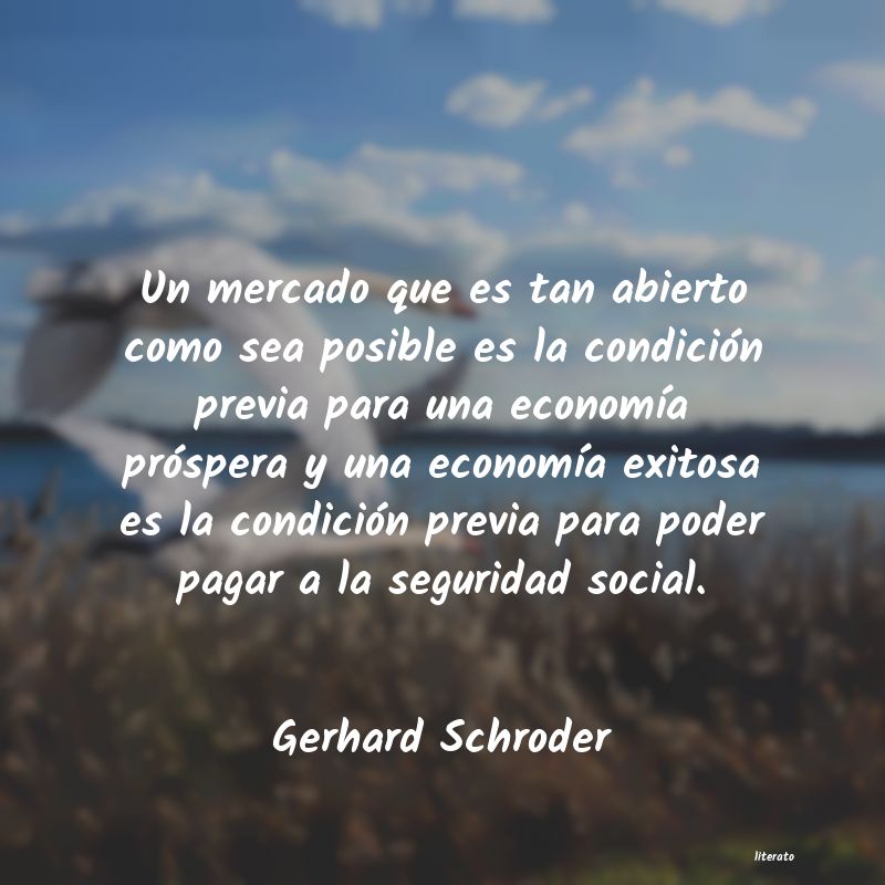 Frases de Gerhard Schroder