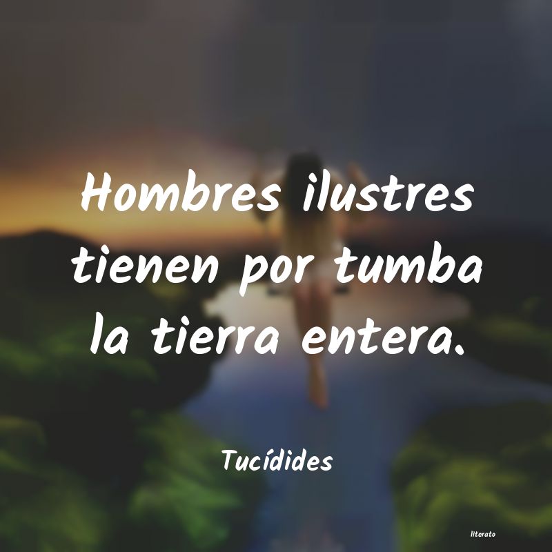 frases de TucÃdides