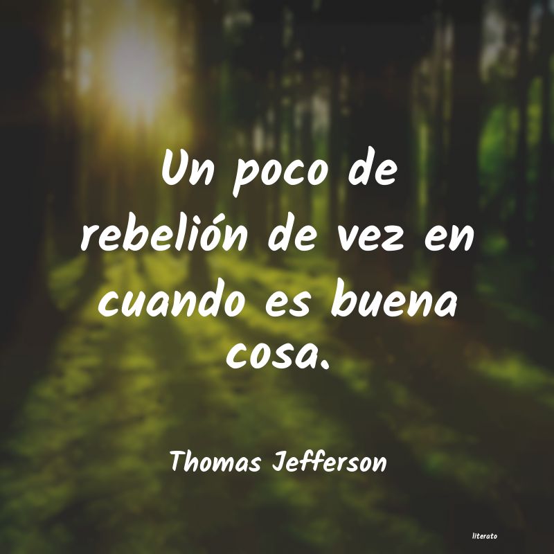 Frases de Thomas Jefferson