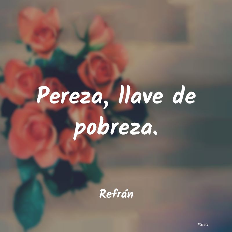 Frases de Refrán