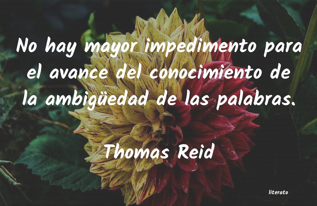 Frases de Thomas Reid