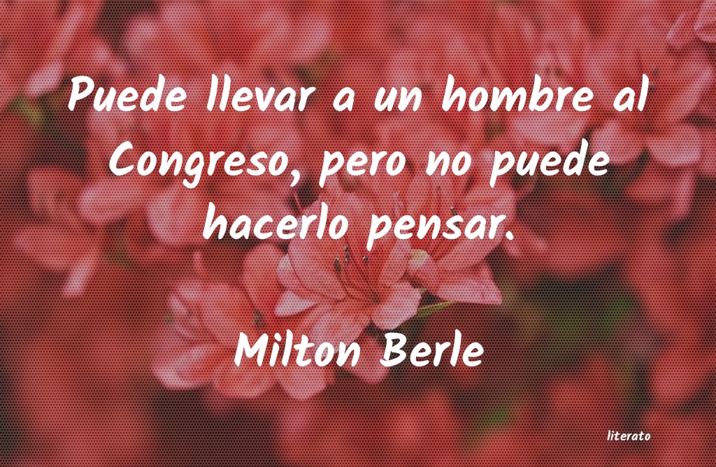 frases de Milton Berle
