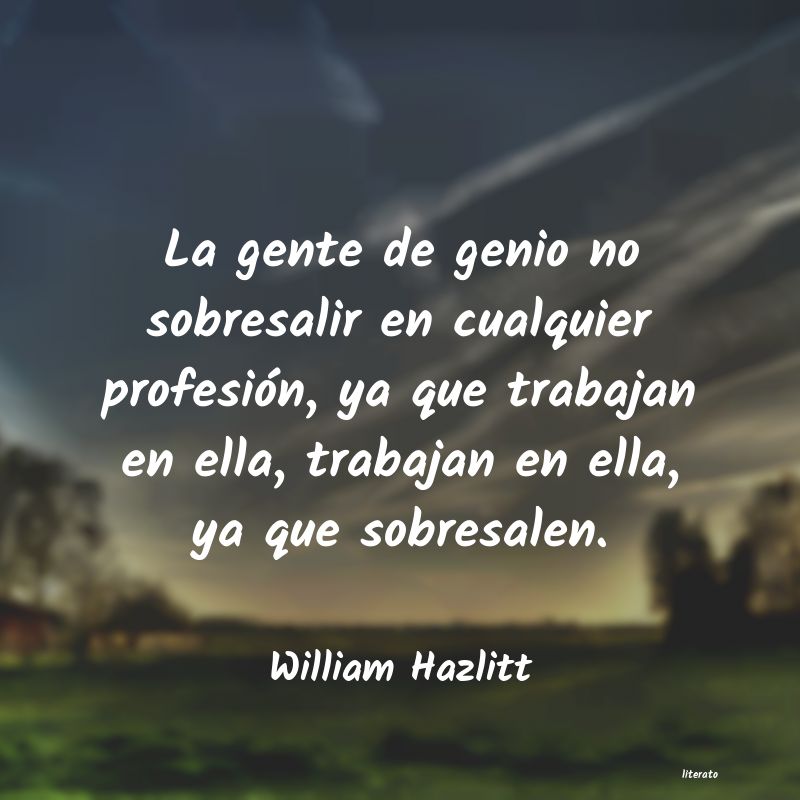 Frases de William Hazlitt